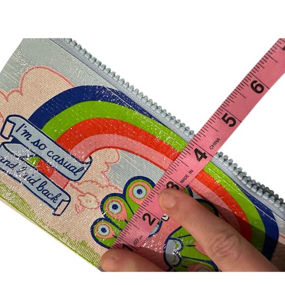 BN Blue Q ‘I’m so casual’ cosmetics or pencil pouch - Picture 6 of 6